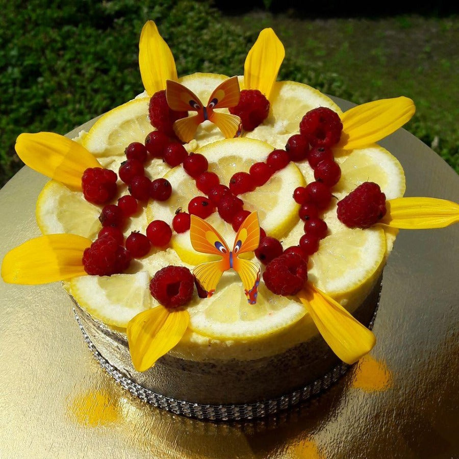 Poppy seed-lemon cake
